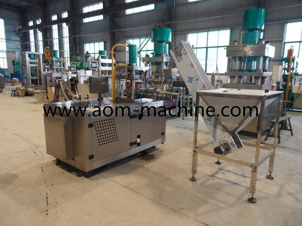 Hydraulic Food Tea Leaves Powder Compress Punch Press Machine