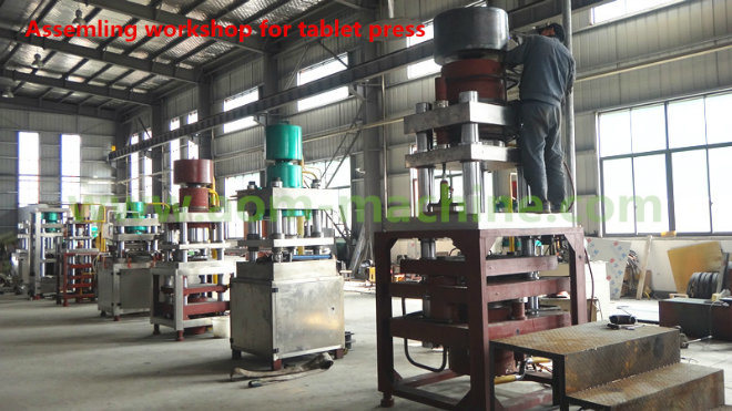 Big Stainless Steel Embossing Punching Hydraulic Press Machine for Animal Licking Salt Block 2kg 5kg 10kg