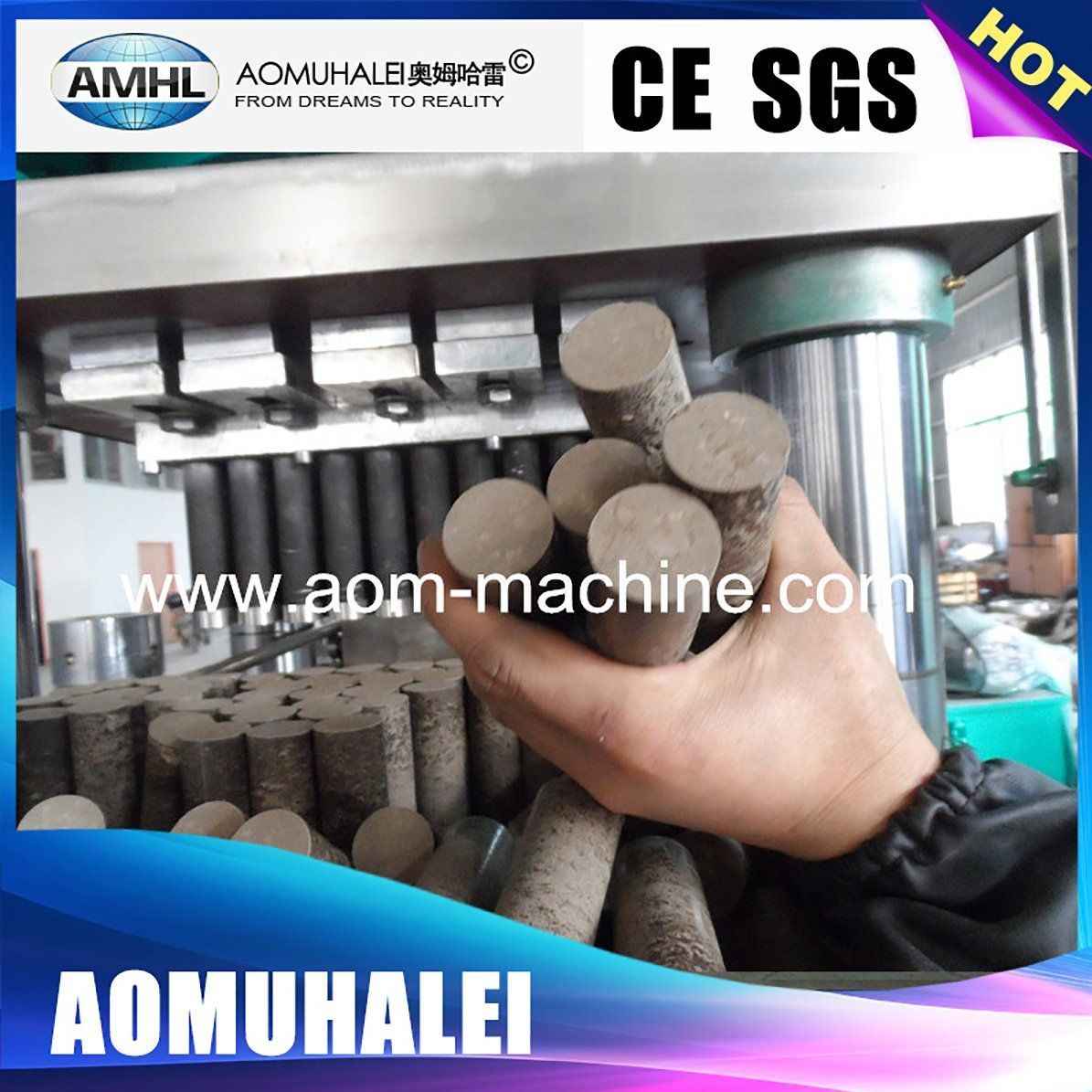 Auomatic 3 Inch Big Chlorine Rotary Tablet Press Machine