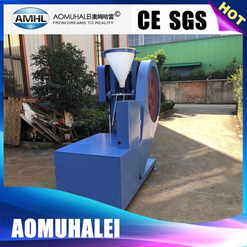 Rotary Single Punch Pill Making Machine Tablet Press Machine for Water Purification Salt Blocks