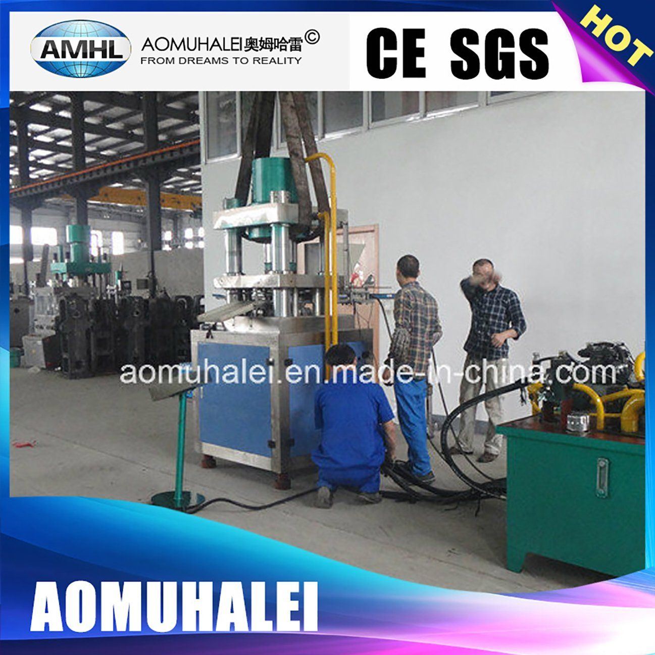 Automatic Hydraulic Salt Block Tablet Compress Machine Press Machine